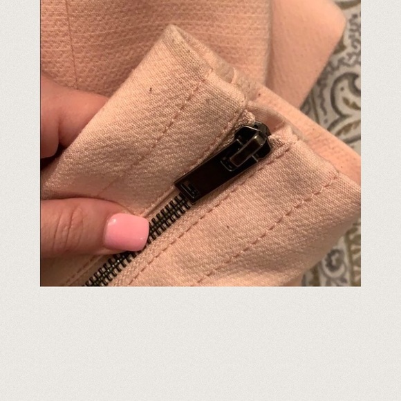 Banana Republic blush pink Moto jacket - Picture 5 of 7